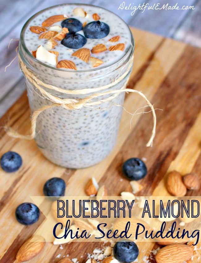 healthy blueberry chia pudding recipe