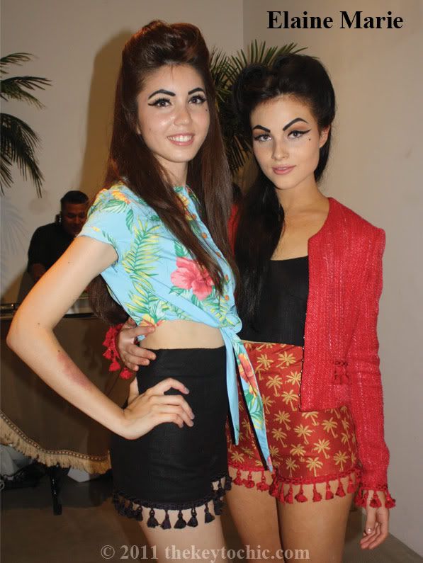 Elaine Marie Concept Fashion Week SS2012 tassel shorts