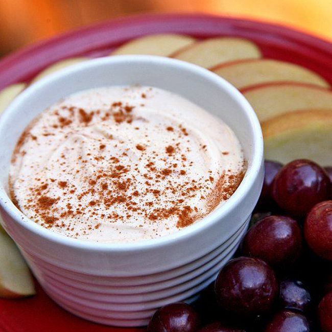 peanut butter and sliced fruit recipe