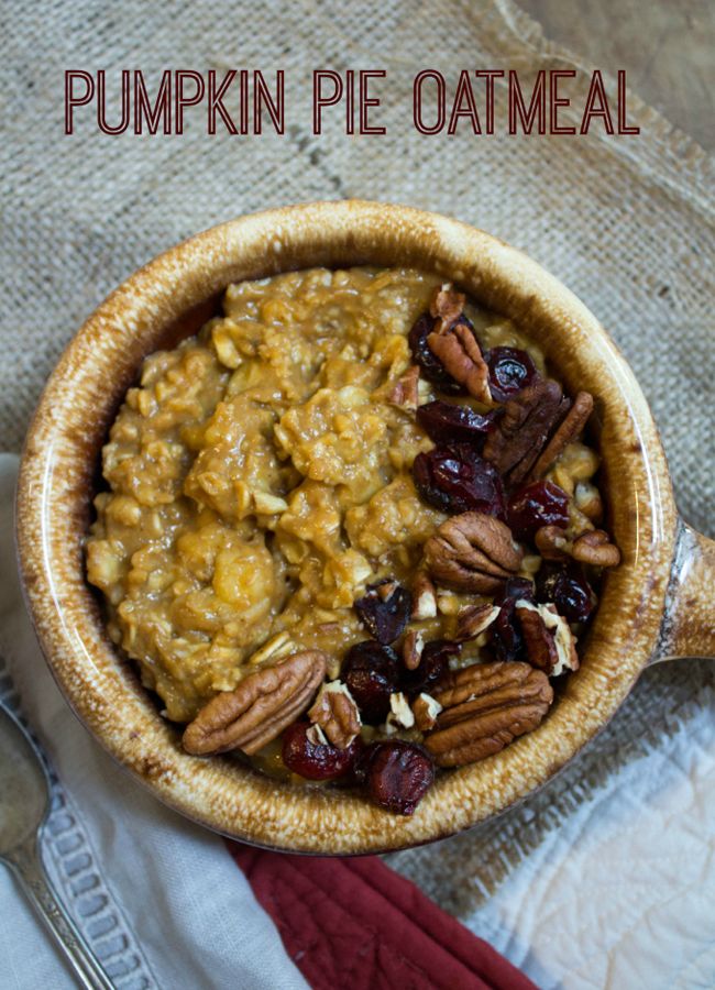 pumpkin oatmeal recipe