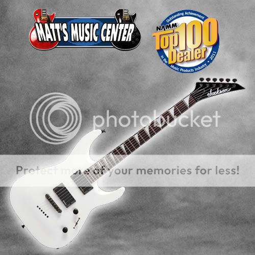 New Jackson DKXT Snow White Dinky Electric Guitar Free Next Day USA