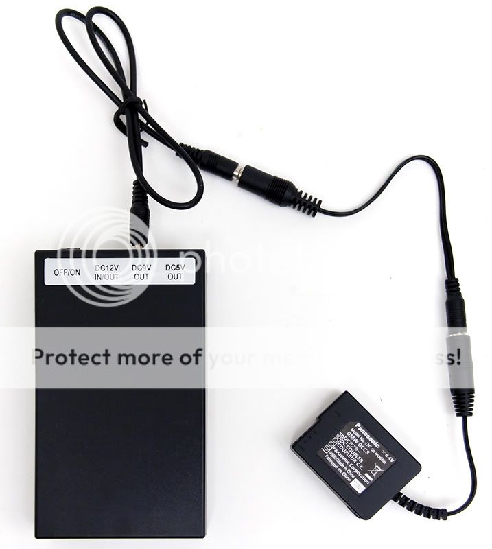 External Rechargeable Battery for Panasonic GH2 Extended Video 8500mAh 