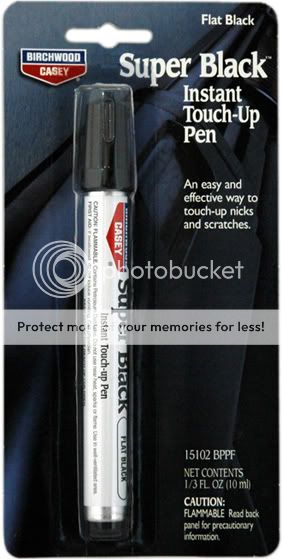 Flat Black Touch Up Paint Pen for Cameras Guns Scopes Lenses Birchwood