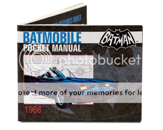 Batman Batmobile Pocket Manual Mighty Wallet Dynomighty (Tyvek)   DC 