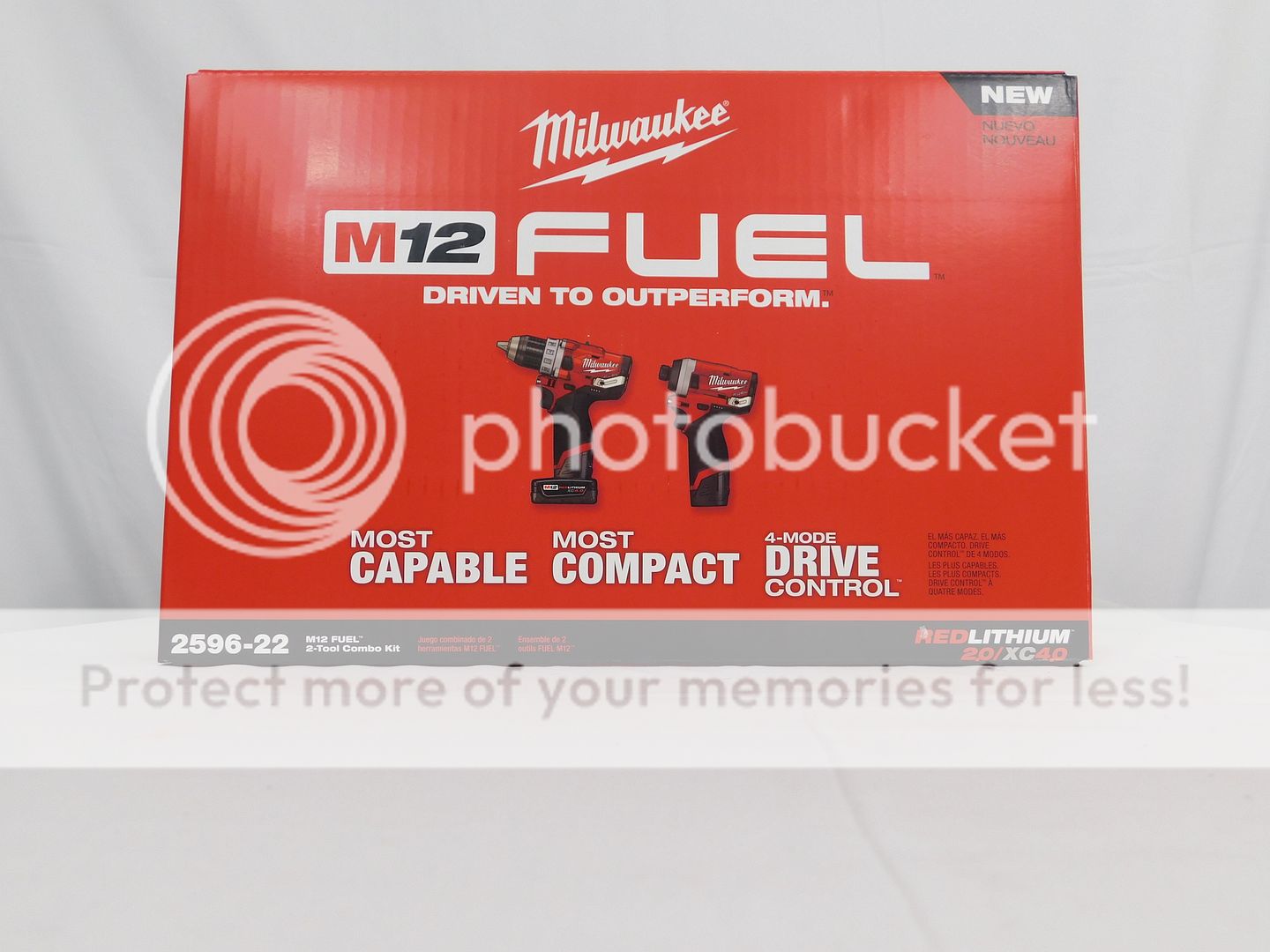 Milwaukee 259622 M12 FUEL 2Tool Drill Driver and Impact Driver Combo