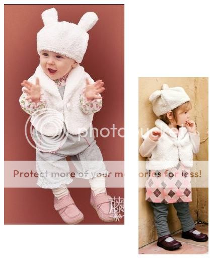 0 2 yrs Bargain Baby Boy Girl Easter Rabbit Bunny Set White Jacket Vest Hat