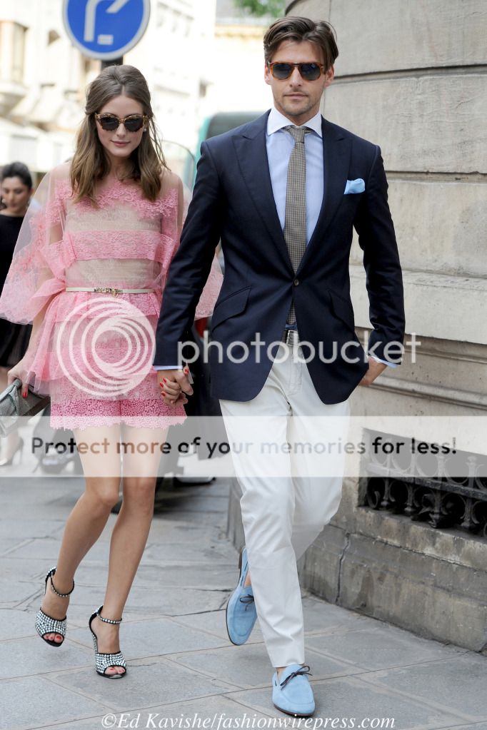 a thing of beauty: At Valentino Haute Couture: Olivia Palermo and ...