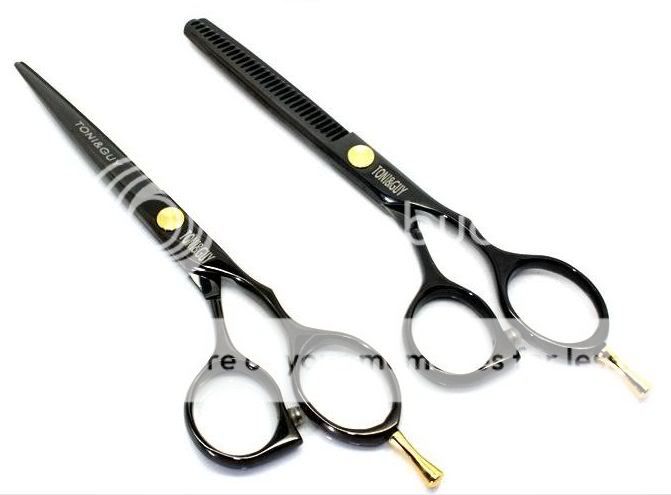 TONI & GUY Hairdressing Scissors & Thinner Set Kit +Free Case RRP£160 