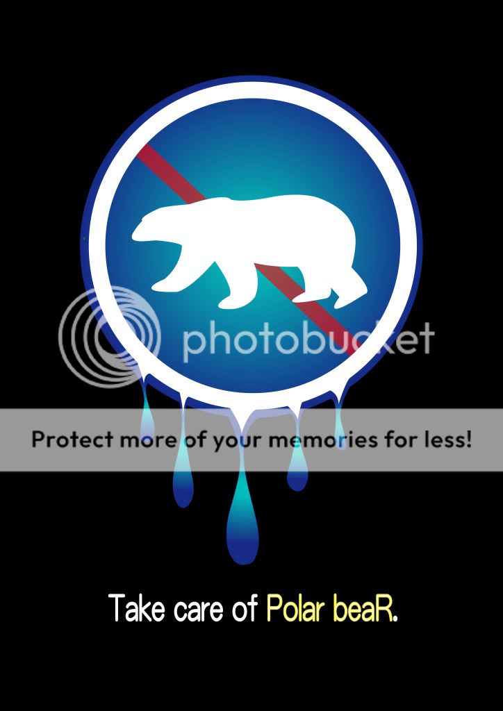 保护北极熊标语图片