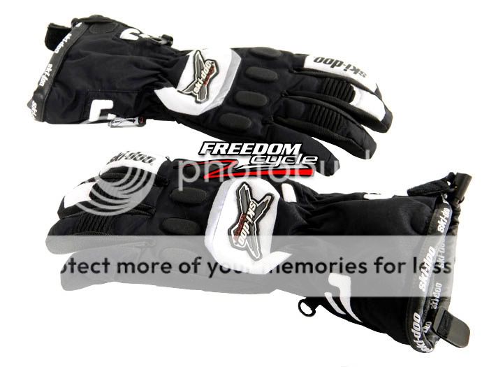 NEW SKI DOO SKI DOO SKIDOO X TEAM NYLON SNOWMOBILE GLOVES MANY SIZES 