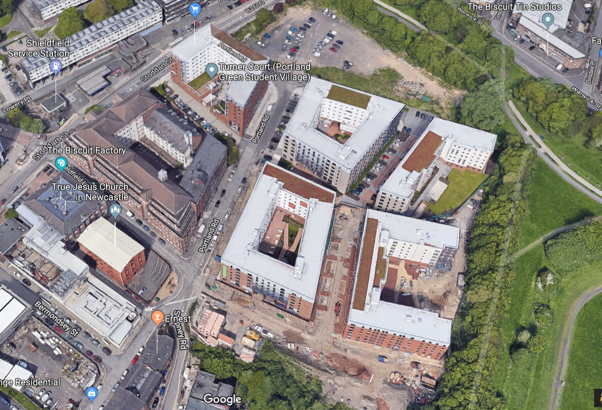 Portland Green Student Village (and Office Development) | Newcastle ...