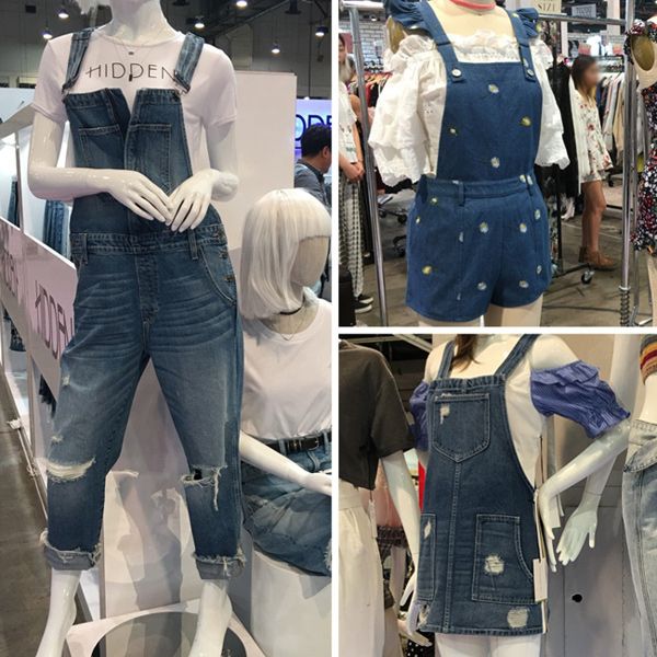 2018 denim overalls fashion trend