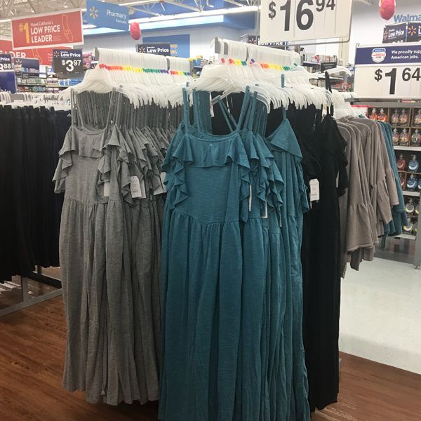 Time and Tru Walmart ruffle jumpsuits