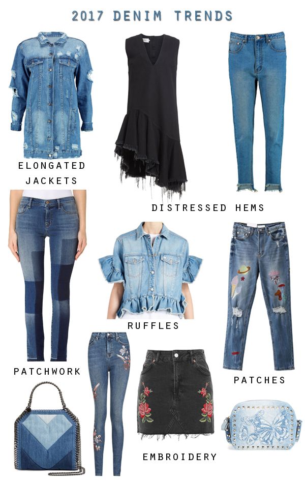 denim trends for 2017, denim trend forecast 2017