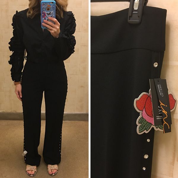 Anna Sui loves INC Macy's rhinestone studded pants