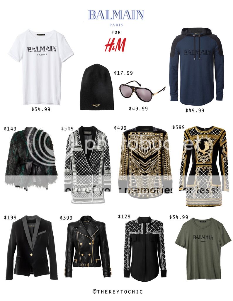 Balmain H&M lookbook