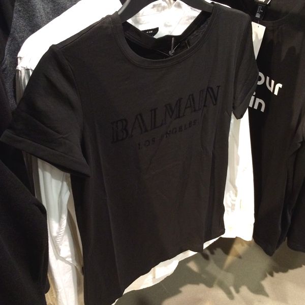 Balmain for H&M Black T Shirt