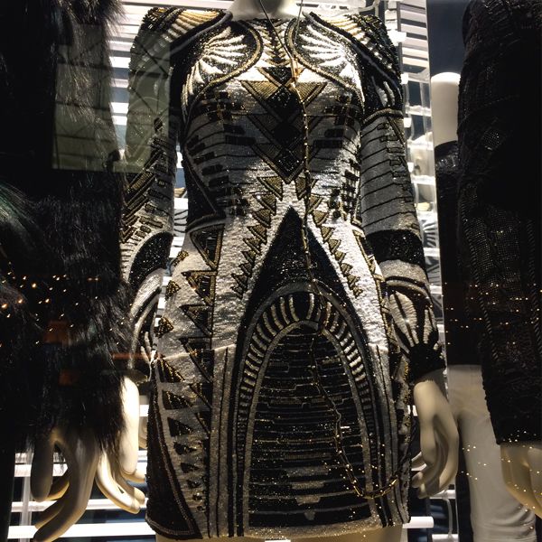 Balmain for HampM Beaded Dress