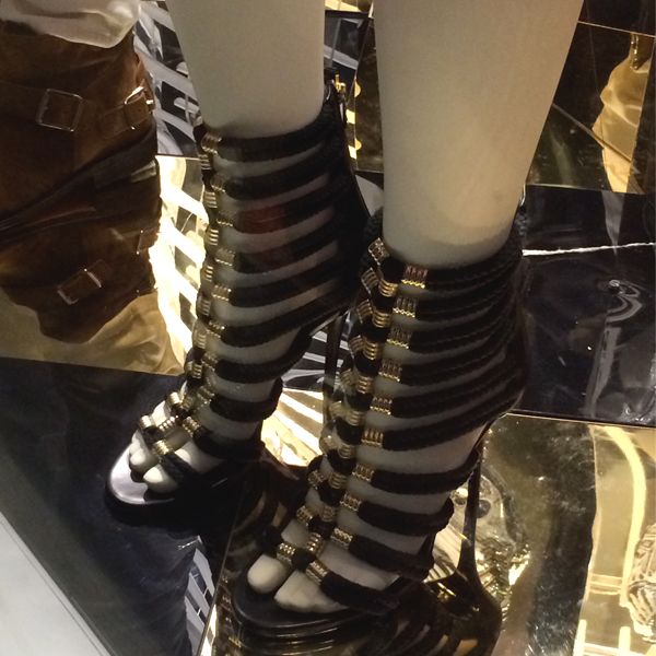 Balmain for HampM Strappy Heels