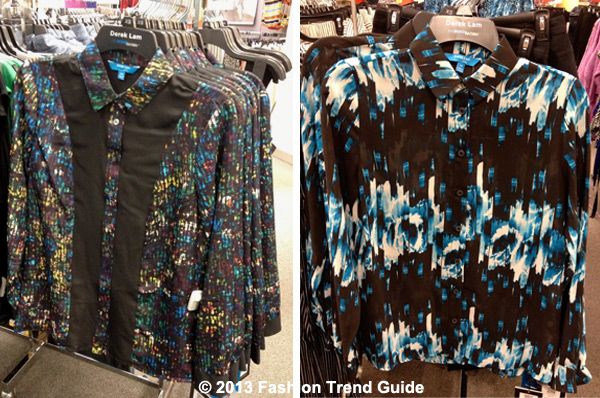 Derek Lam for Kohl's DesigNation printed tops and blouses