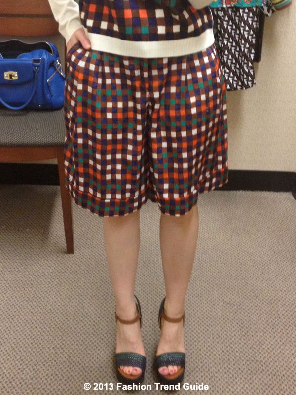 Duro Olowu for JCPenney plaid shorts