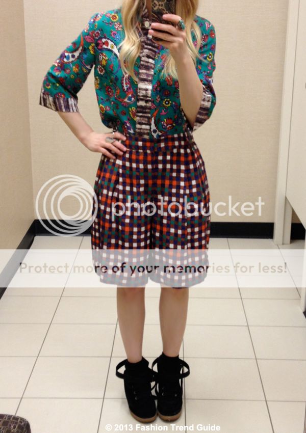 DuroOlowu for JCPenney paisley jacket and plaid shorts