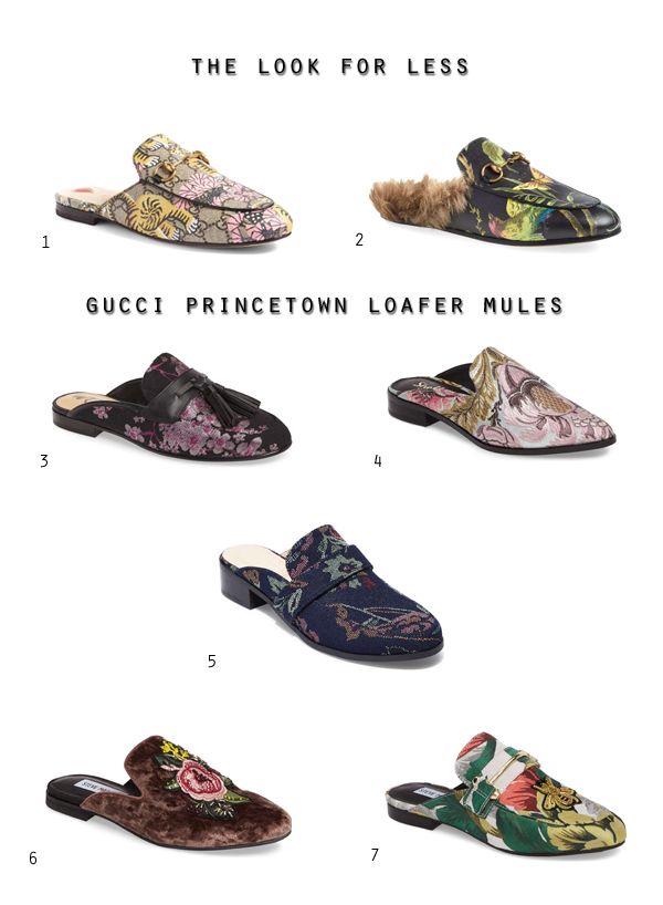 Fashion Trend Guide: The Look for Less - Gucci Princetown Loafer Mule Dupes