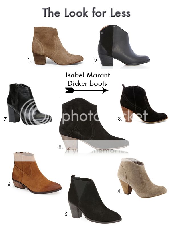 Isabel Marant Dicker boot look alike, Isabel Marant Dicker boot dupe