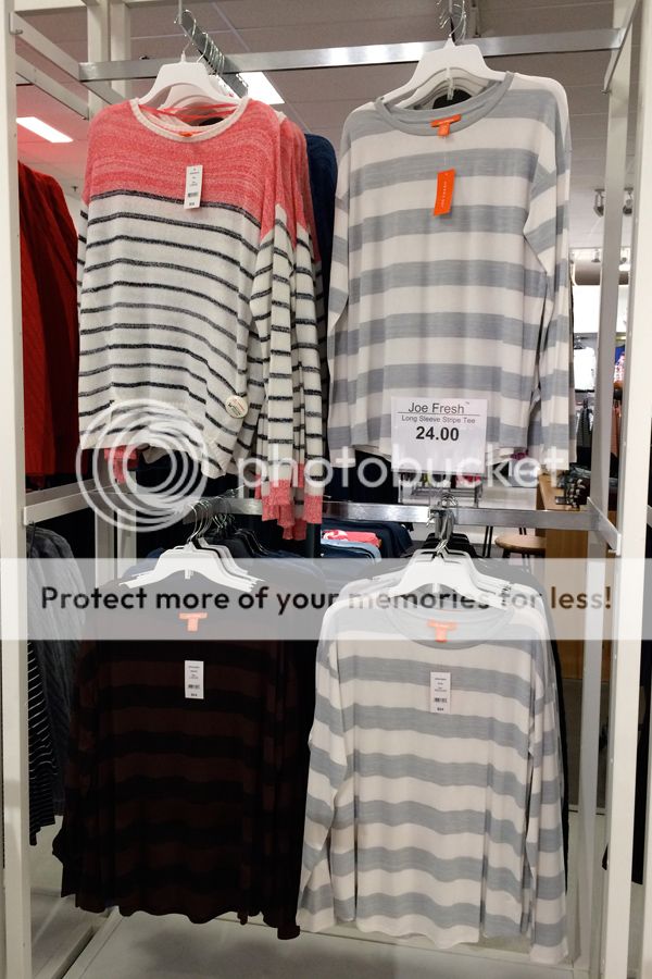 Joe Fresh at JCPenney striped tops spring 2015