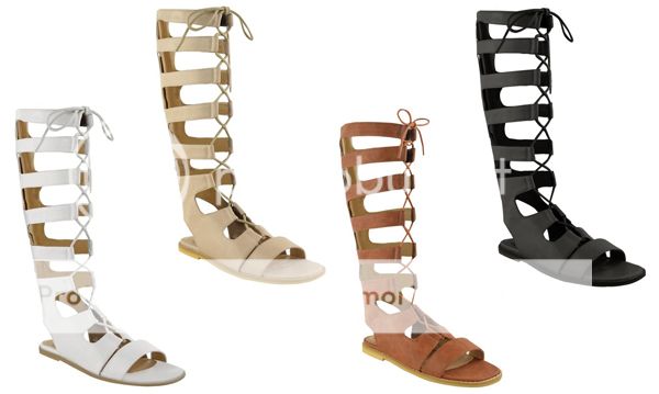 Fashion Trend Guide: The Look for Less - Chloé Knee High Gladiator Sandals