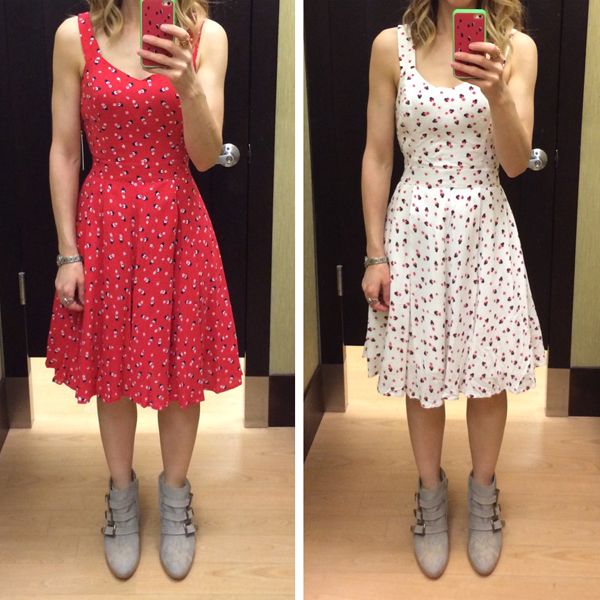 LC Lauren Conrad Minnie Mouse Collection open back bow dress