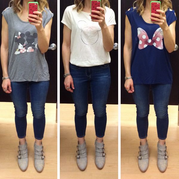 LC Lauren Conrad Minnie Mouse Collection T-shirts