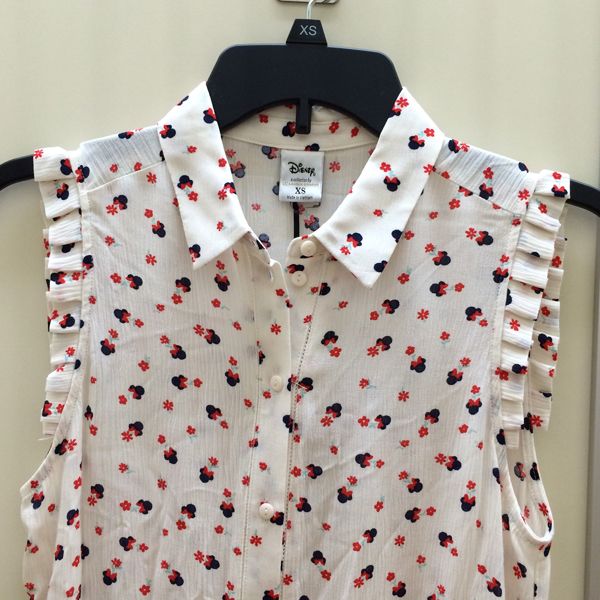 LC Lauren Conrad Minnie Mouse crinkle Blouse