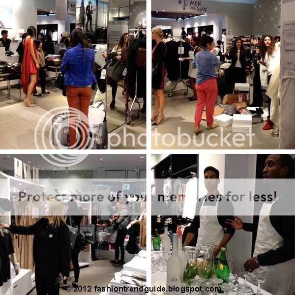 Margiela for H&M shopping preview event Los Angeles