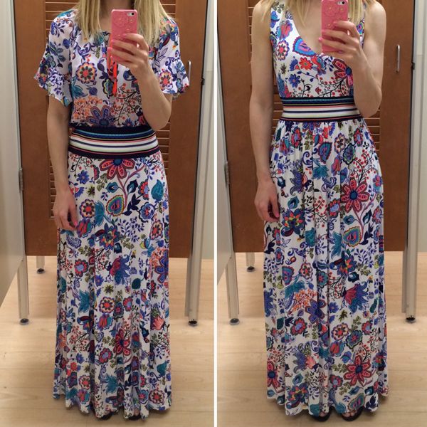 Milly for Kohls Print Maxi Dress Skirt