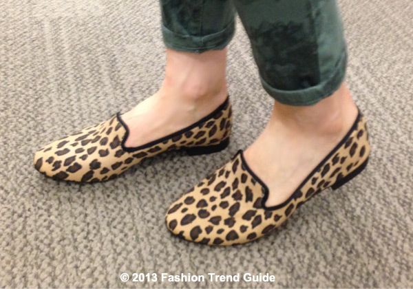 Sam & Libby for Target Adley leopard tuxedo flat loafers