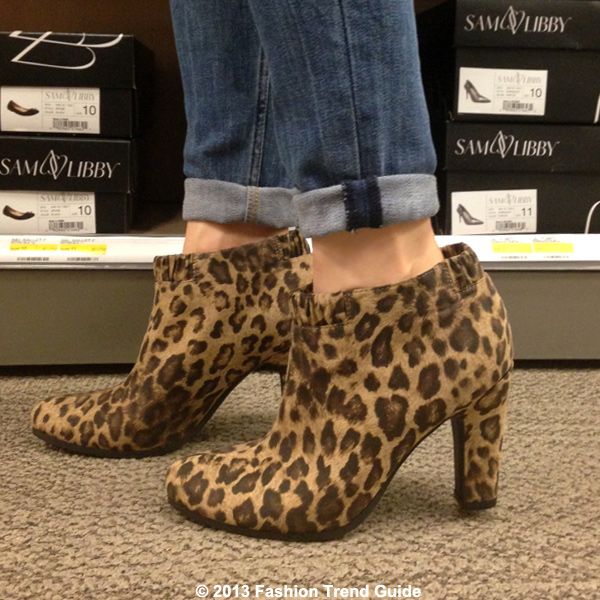 Sam & Libby for Target Selena leopard boots