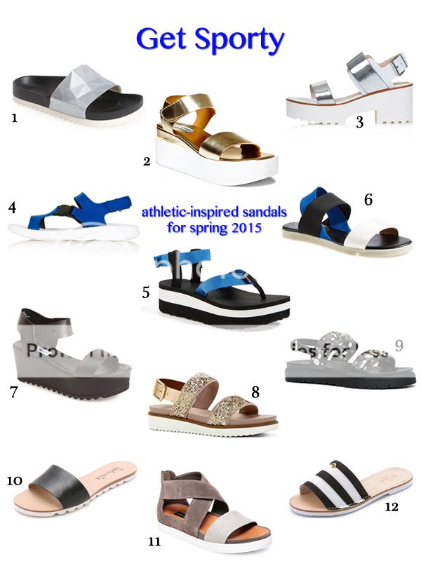 sporty sandals trend for spring summer 2015, ugly sport sandal trend look for less
