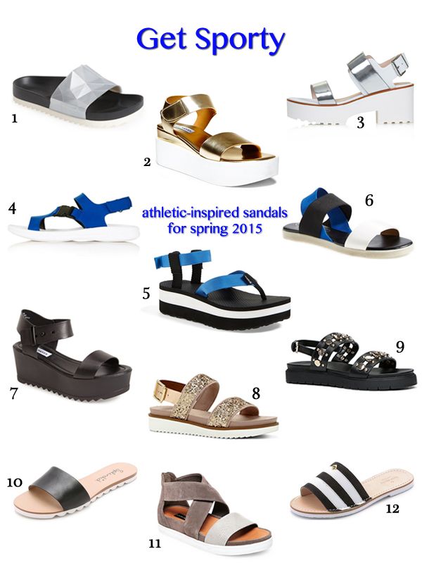 sporty sandals trend for spring summer 2015, ugly sport sandal trend look for less