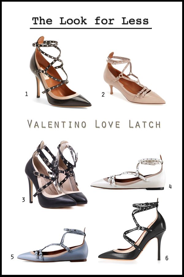 Valentino Love Latch Look for Less, Valentino Love Latch shoes look alikes