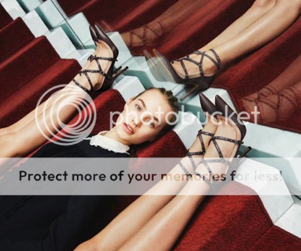 Valentino Love Latch Heels Ad campaign