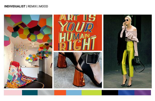 individualist remix trend mood board