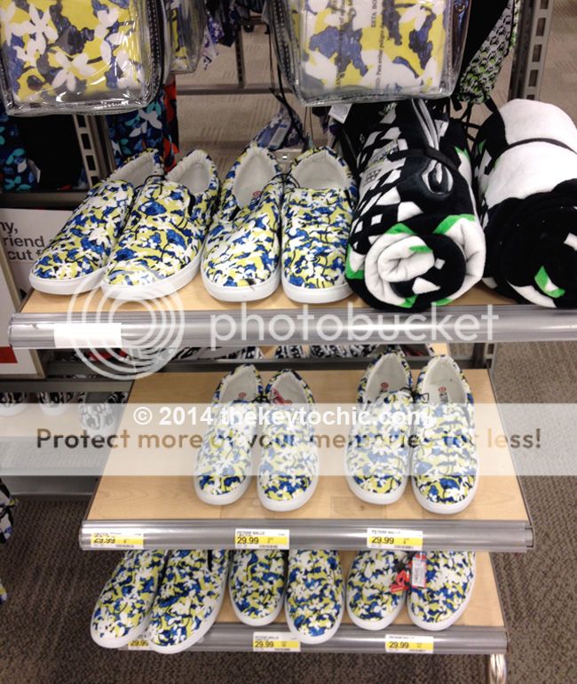 Peter Pilotto for Target slip on sneakers in floral