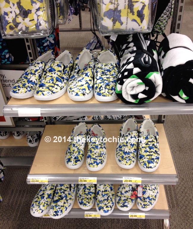 Peter Pilotto for Target slip on sneakers in floral