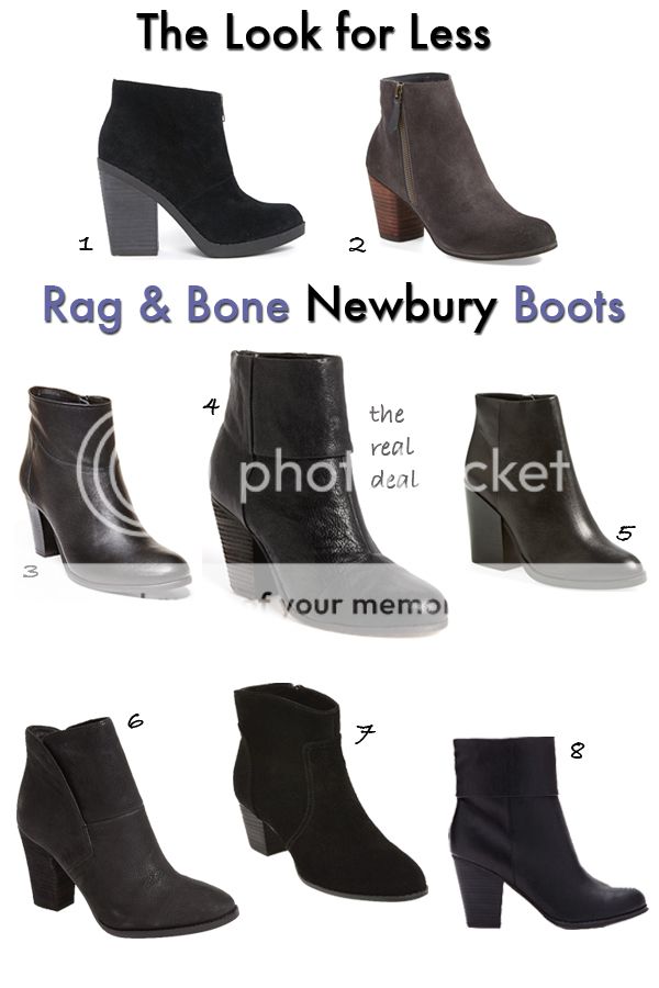 Rag and Bone Newbury boots for less, Rag & Bone Newbury boot look alikes
