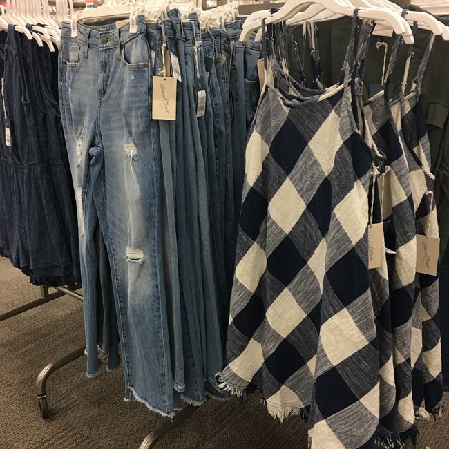 Universal Thread Target jeans and plaid dress