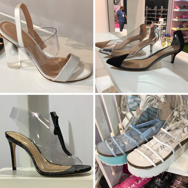 clear lucite shoe trend 2019