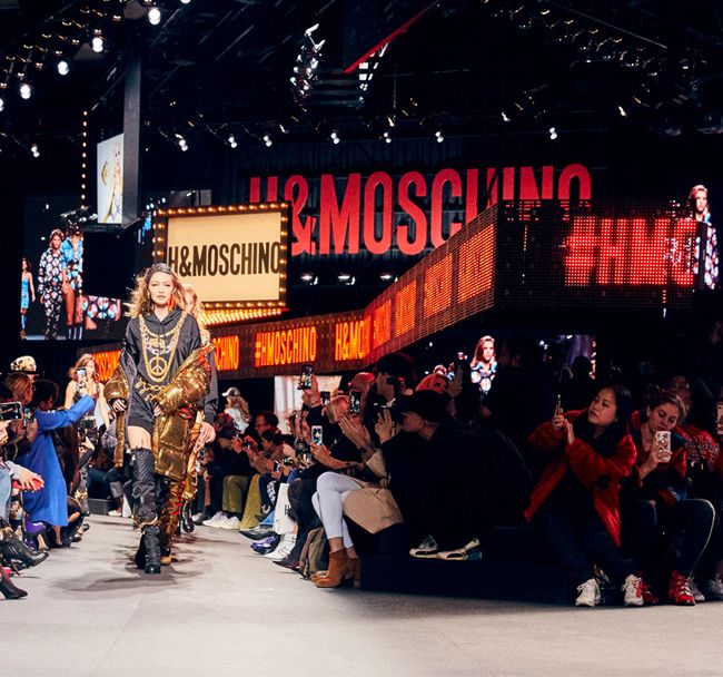 HMoschino fashion show new york city gigi hadid