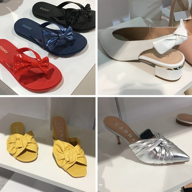 knots and bows footwear trend 2019