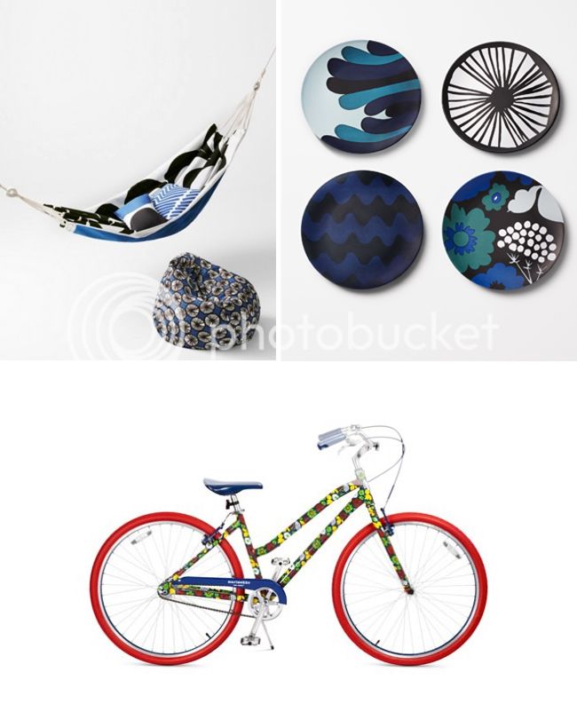Marimekko for Target hammock bike pouf